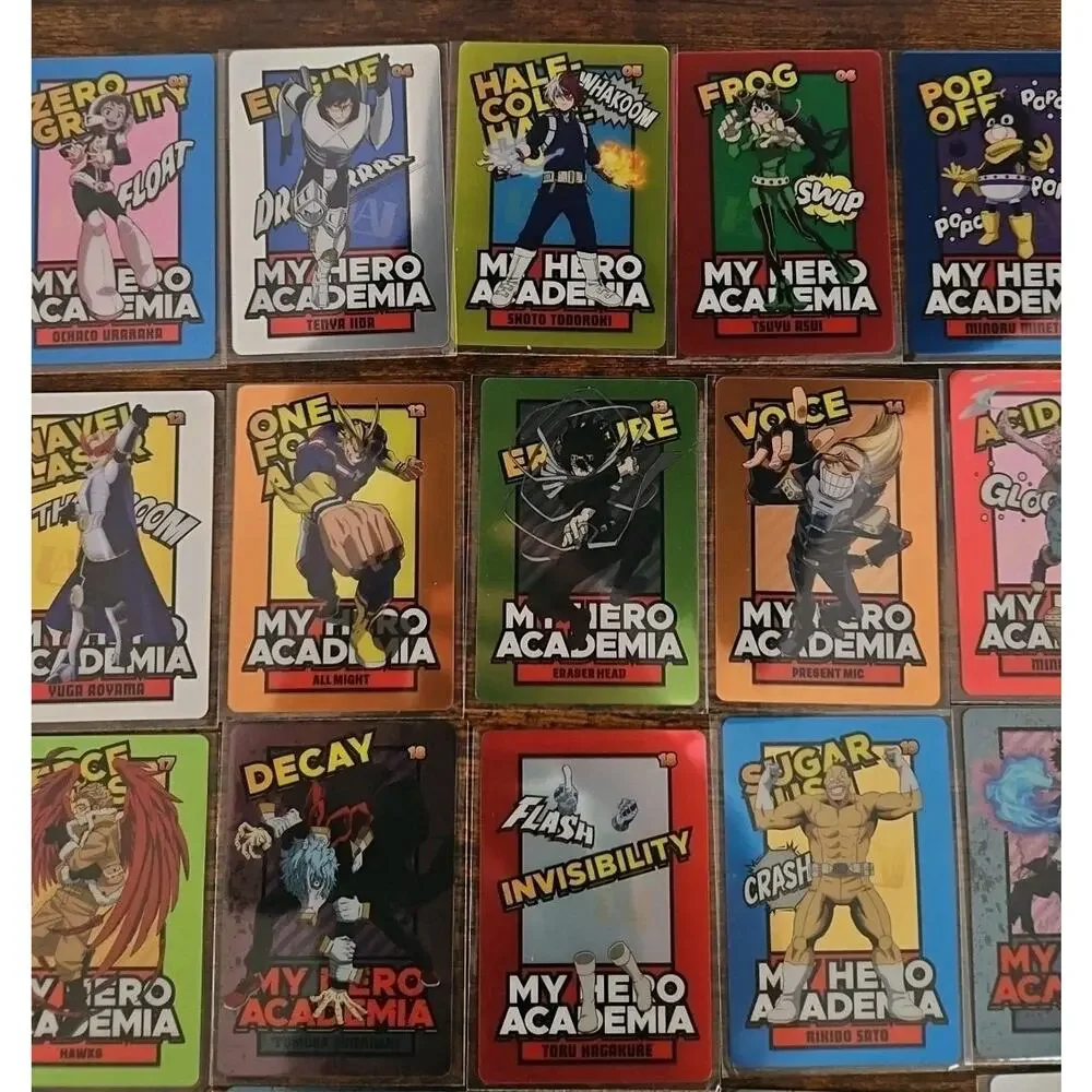 BANDAI My Hero Academia Hero Info Card Collection Complete‎ Set Of 44 Cards